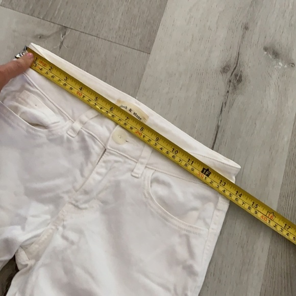 Anthropologie denim Cloth and Stone size 27 white jeans classic casual - Picture 6 of 11